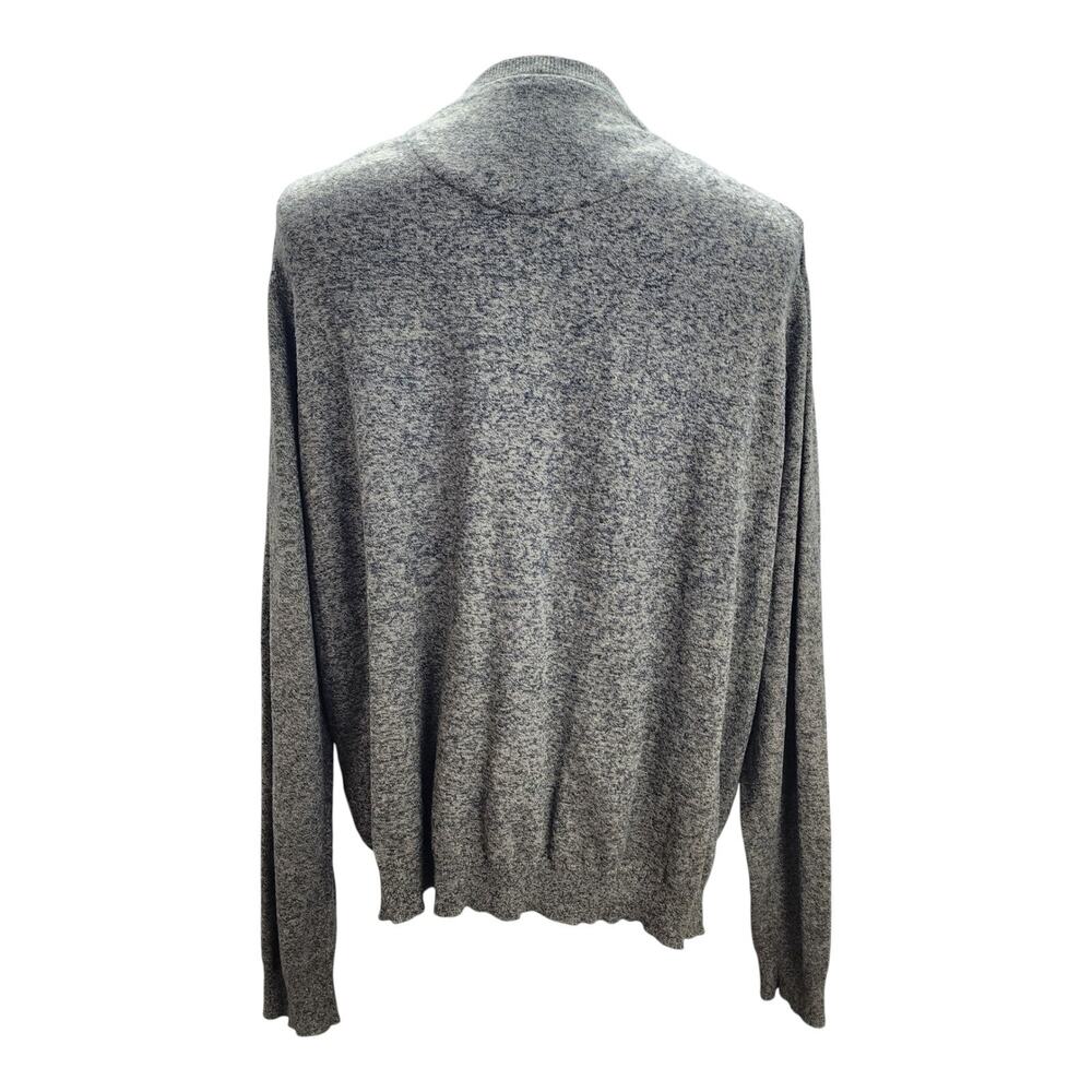 Nordstrom Cashmere Blend Sweater Men’s XL Black V Neck Lightweight Pullover Dad - Picture 3 of 11